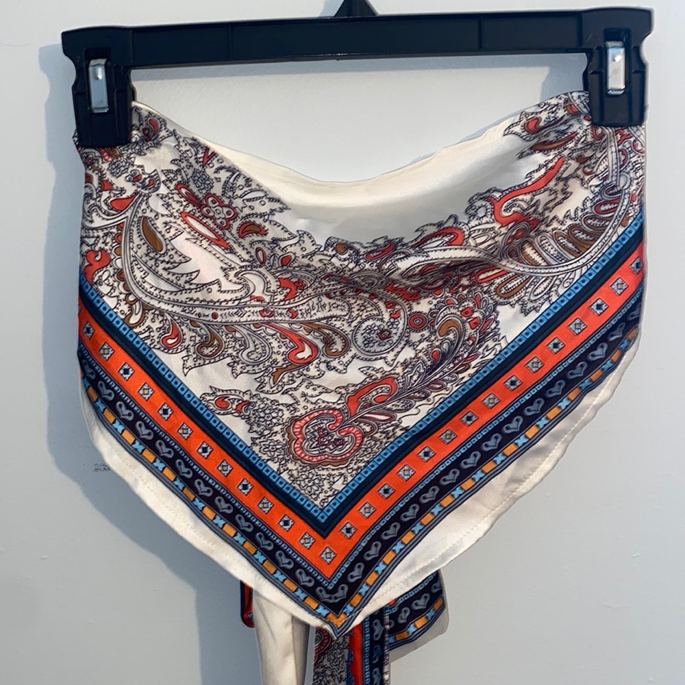 Silk bandana shirt